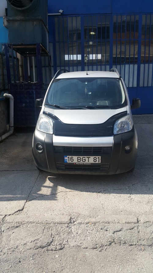 Дефлектор капота (EuroCap) для Citroen Nemo 2008↗ мм.