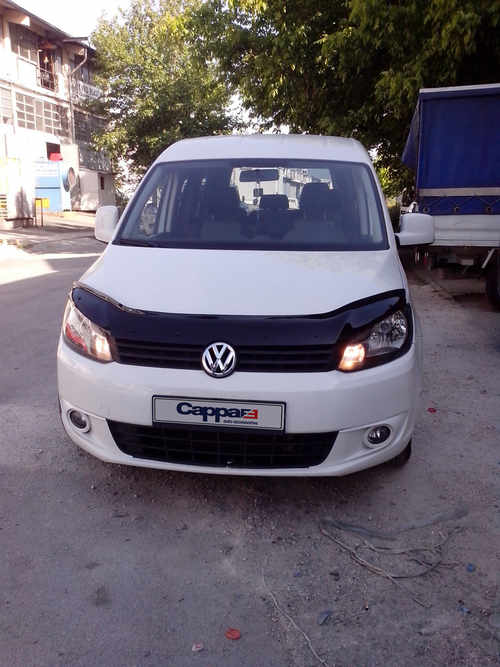 Дефлектор капота (EuroCap) для Volkswagen Caddy 2010-2015рр.