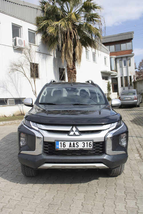 Дефлектор капота (EuroCap) для Mitsubishi L200 2019