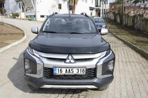 Дефлектор капота (EuroCap) для Mitsubishi L200 2019