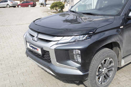 Дефлектор капота (EuroCap) для Mitsubishi L200 2019