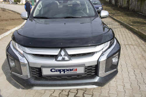Дефлектор капота (EuroCap) для Mitsubishi L200 2019