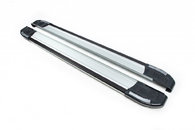  Бокові пороги Rainbow до Volkswagen Touareg 2002-2010 , (2 шт., алюміній)