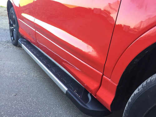  Бокові пороги RedLine V1 до Skoda Karoq, (2 шт., алюміній)