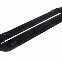  Бокові пороги RedLine Black до Kia Soul II 2013-2018 , (2 шт., алюміній)