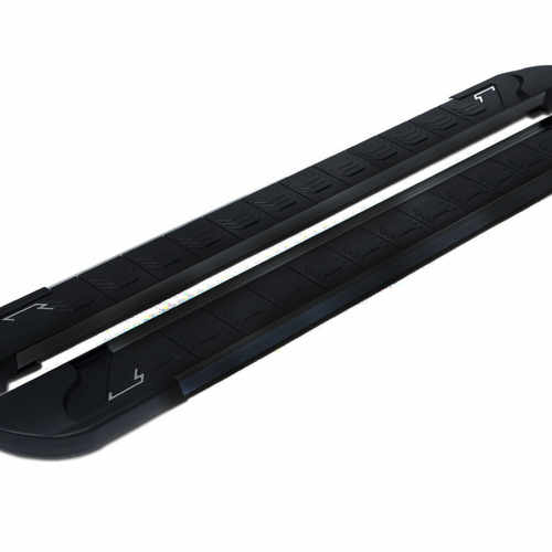  Бокові пороги RedLine Black до GreatWall Hover, (2 шт., алюміній)