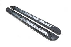  Бокові пороги Vision New Black до Suzuki Grand Vitara 2005-2014 , (2 шт., алюміній)