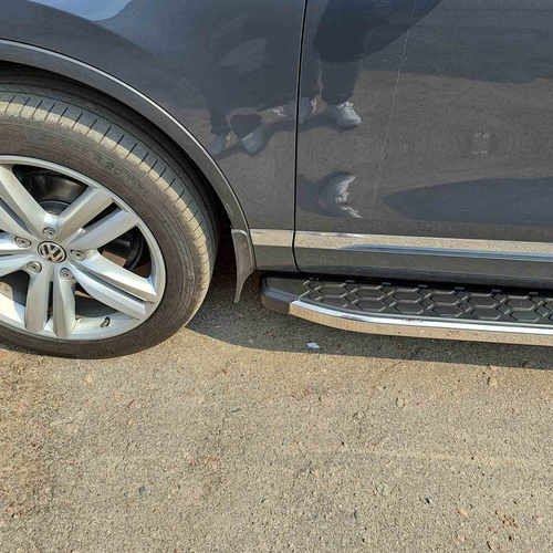  Бокові пороги BlackLine до Volkswagen Touareg 2010-2018 , (2 шт., алюміній)