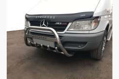 Кенгурятник WT004 (нерж.) для Mercedes Sprinter W901-905 1995-2006 років.