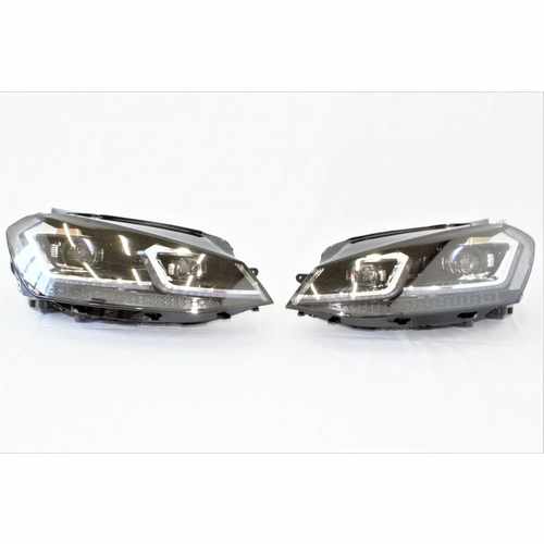 Передні фари для VW Golf 7 2012-2017 у стилі рейсталінгу 2017-2020