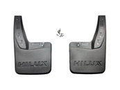 Бризковики задні Toyota Hilux 2015+, короткі (2шт.)