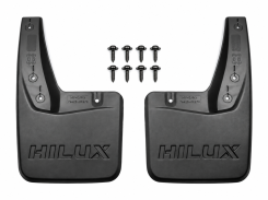 Бризковики задні Toyota Hilux 2015+, короткі (2шт.)