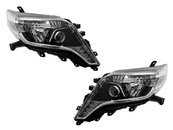 Передні рестайлінгові фари Toyota Land Cruiser Prado 150 2013-2017 (ДХО)