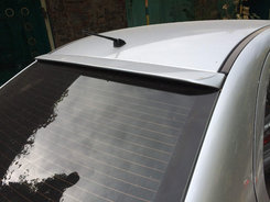 Козирок на скло Mitsubishi Lancer X 2007-2015 ABS пластик під фарбування