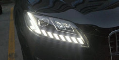 Передние фары FULL LED тюнинг ZH для Audi Q7 2006-2015