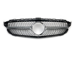 Решітка радіатора Diamond Silver Mercedes C-Class W205 2015-2018