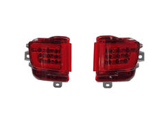LED задние габариты (туманки) Toyota Land Cruiser 200 2015-2022 красные, 2шт.