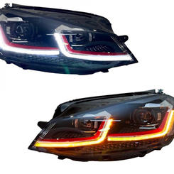 FULL LED фары Volkswagen Golf 7 2012-2016 в стиле GTI рестайлинг 7.5