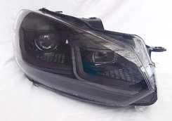 Передние фары черные Shadow Golf 7.5 для Volkswagen Golf 6 20089-2012