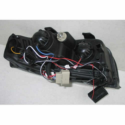 Передні ліхтарі до Audi A4 B6 2001- чорні