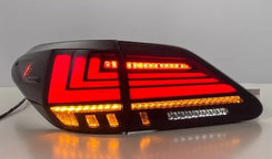 Задние фонари черные LED для Lexus RX270 2009-