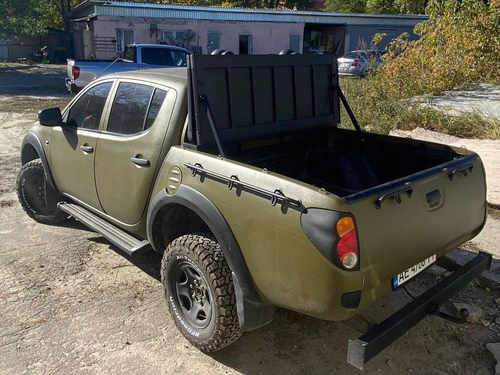 Алюмінієва кришка двосекційна (чорна) на кузов для Ford Ranger