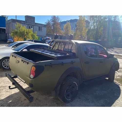 Алюмінієва кришка двосекційна (чорна) на кузов для Ford Ranger