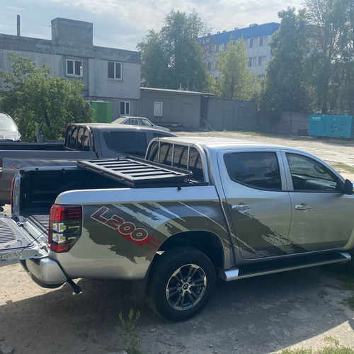 Алюмінієва кришка двосекційна (чорна) на кузов для Ford F150