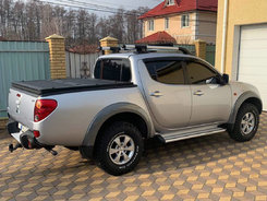 Алюмінієва кришка двосекційна (чорна) на кузов для Peugeot Landtrek 2020-