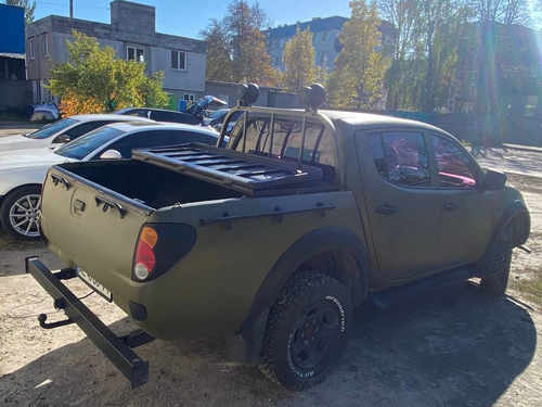 Алюмінієва кришка двосекційна (чорна) на кузов для Mazda BT-50