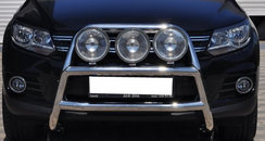 Кенгурятник WT018 (нерж.) для Kia Sportage 2010-2015 рр