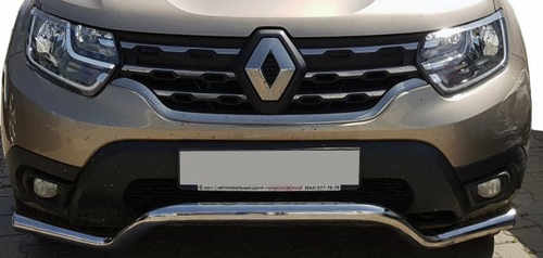 Кенгурятник WT008 (нерж.) для Renault Duster 2018+ рр