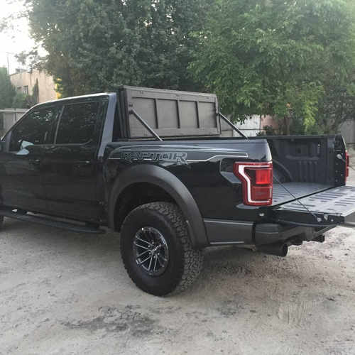 Алюмінієва кришка трьохсекційна (чорна) на кузов для Toyota Tacoma