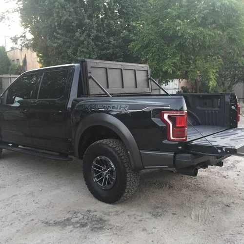 Алюмінієва кришка трьохсекційна (чорна) на кузов для Toyota Tacoma