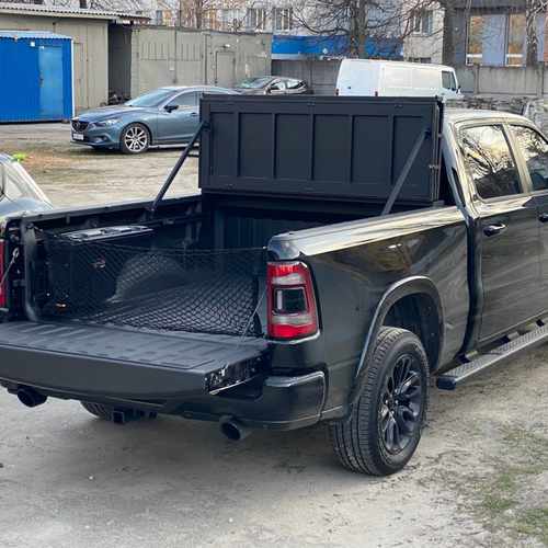 Алюмінієва кришка трьохсекційна (чорна) на кузов для Toyota Tacoma