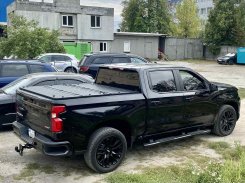 Алюмінієва кришка трьохсекційна (чорна) на кузов для Chevrolet Silverado