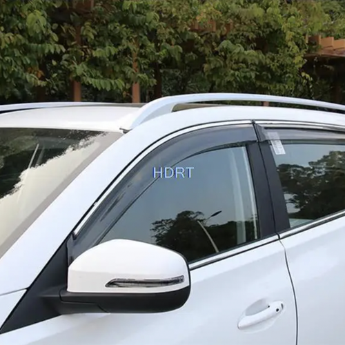 Вітровики Chery Tiggo 5 2015+, з хром окантовкою 4шт.
