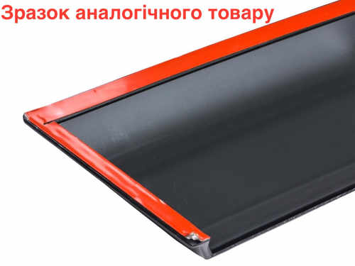 Вітровики Ford Fiesta хетчбек 2009-2017, з хром окантовкою 4шт.