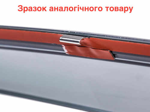 Вітровики Volkswagen Caddy / Ford Connect 2020+, з хром окантовкою 4шт.