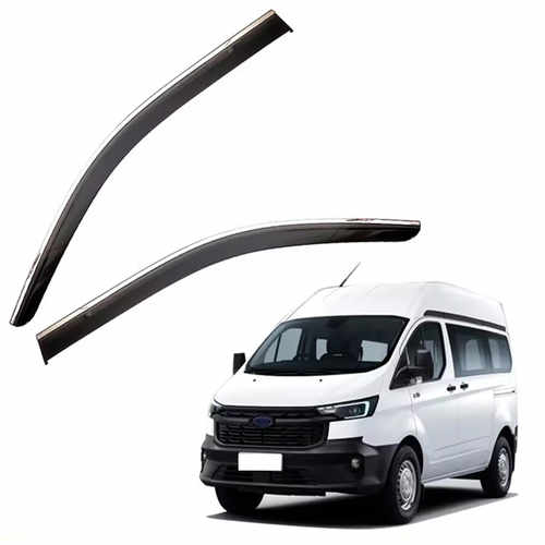 Вітровики Volkswagen Caddy / Ford Connect 2020+, з хром окантовкою 4шт.