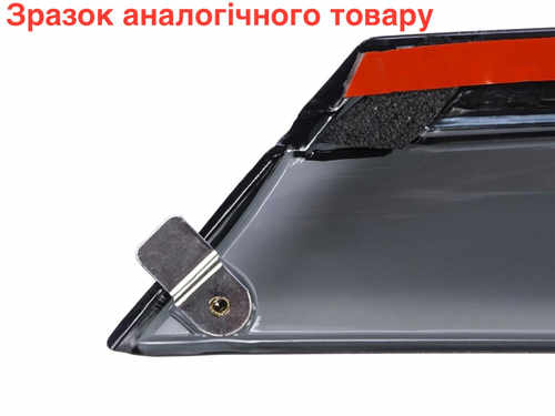 Вітровики Volkswagen Passat B8 Седан Європа 2015+, з хром окантовкою 4шт.