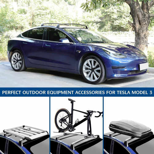 Багажник на кришу для Tesla Model 3 (чорний)