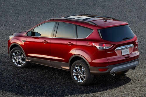 Рейлінги на кришу для Ford Kuga/Escape 2013-2019 чорні