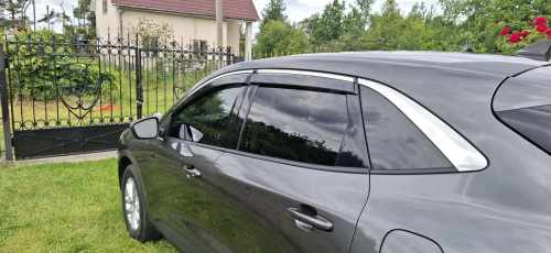 Вітровики Ford Kuga, Escape 2020+ , з хром окантовкою 4шт.