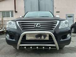 Кенгурятник WT003 (нерж) для Lexus LX570/450d