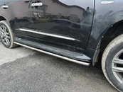 Бічні підпорожники (нерж) для Lexus LX570/450d 2007-2015