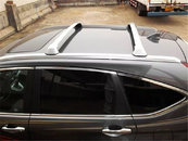 Поперечки на рейлінги Honda CR-V 4 2011-2016 алюміній 2шт. сірі