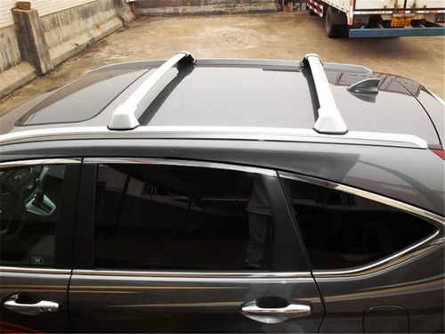 Поперечки на рейлінги Honda CR-V 4 2011-2016 алюміній 2шт. сірі