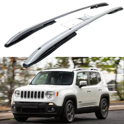 Рейлінги на дах Jeep Renegade, сірі (2 шт)