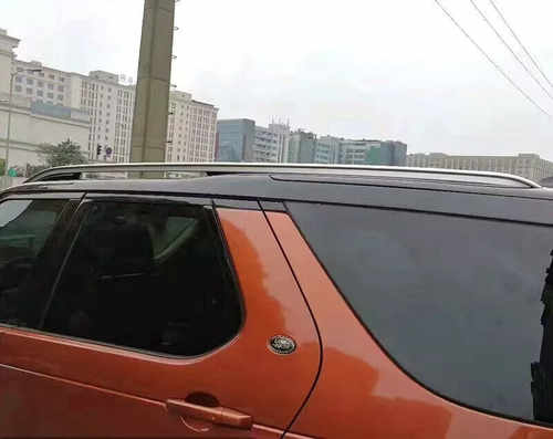 Рейлінги на кришу Land Rover Discovery V 2017+ Сірі